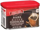 General Foods International Coffee, Dark Mayan Chocolate Coffee Drink Mix, 8-Ounce Tins (Pack of 5)
