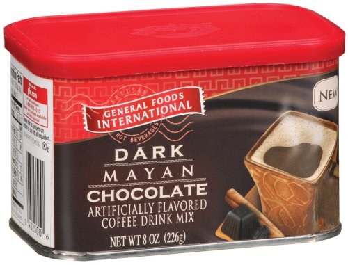 General Foods International Coffee, Dark Mayan Chocolate Coffee Drink Mix, 8-Ounce Tins... by General Foods International Coffee