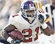 Tiki Barber Autographed New York Giants 8x10 Action Photo