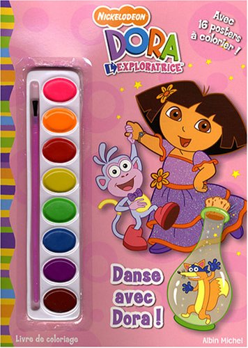 Dora l'exploratrice, Tome : Danse avec Dora ! : Livre de coloriage