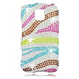 Talon 16870 Full Diamond Bling Phone Shell for LG P505 Thrive/Phoenix (Rain ....