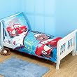 Disney Cars Toddler Bedding 4pc Set - Reversible Comforter Bed Set