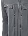 Doublju Men Trendy Skinny Fit Shoulder Point Zip Up Jacket CHARCOAL,(US-M)ASIA-L