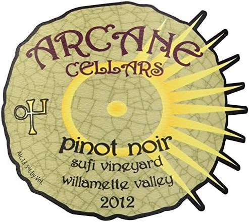 2012 Arcane Cellars Pinot Noir Reserve "Sufi" , Willamette Valley, 750 Ml