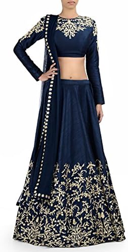 Fabboom Latest Nevy Blue Beautiful Lahenga Choli