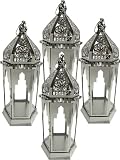 Set 4 Hanging 15 Candle Lanterns