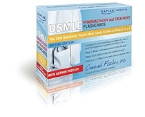 Kaplan Medical USMLE Pharmacology and Treatment Flashcards: The 200 Questions You're Most Likely to See on Steps 1, 2 & 3 (cards)