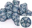 Speckled Polyhedral 16mm Sea Tens 10 Dice