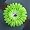 Lime Green on Brown
