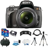 Sony Alpha A230L 10.2 MP Digital SLR Camera with Super SteadyShot INSIDE Image Stabilization and 18-55mm Lens + 16GB Deluxe Accessory Kit