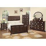 Montclaire Sleigh Bedroom Set (King) by World Imports