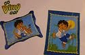 Go Diego Go! Twin Micro Raschel Blanket/Sham Set