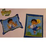 Go Diego Go! Twin Micro Raschel Blanket Sham Set by