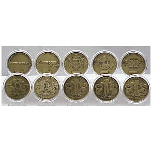 Highland Mint Dallas Cowboys Super Bowl Bronze Coin Collection