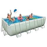 Intex 18ft X 9ft X 52in Rectangular Ultra Frame Pool Set