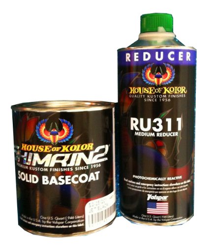 1 Quart KIT - House of Kolor S2 25 SHIMRIN2 Jet Black BC with RU311 Reducer On Sale