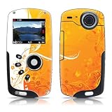 Orange Crush Design Protective Skin Decal Sticker for Kodak PlaySport Zx3 HD Pocket Video Camera Camcorder