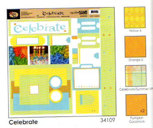 TLC QuikSand Celebrate Birthday Scrapbook Kit, 