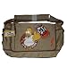 HOMER SIMPSONS WITH A DUFF NATURAL COTTON MESSENGER BAG
