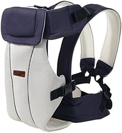 Baby Sling Carrier Wrap Multifuntional Breathable for Newborn and Baby (Dark Blue)