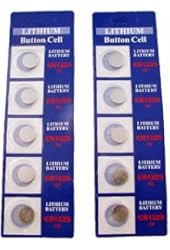 10 CR1225 3V LITHIUM BATTERIES