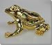 Glod Frog Jeweled Trinket Box J1F49