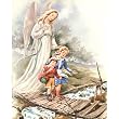 Carded 8"x10" Prints for Framing - Guardian Angel - Linen Paper - 7 and 4 Color Process Printing