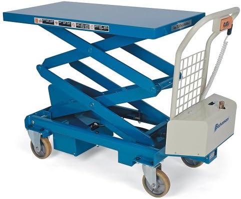 Bishamon Mobilift Electric Scissors Lift Tables - 660-Lb. Capacity - 17.5 - 63.8" Lift Height
