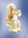 Kleine Figuren & Miniaturen Musiker mit Trompete - sitzend - 5 cm