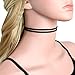 Cougar's Choice® Multi Strap Skinny Black Choker Collar Choker (Two Strands)