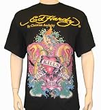 Ed Hardy Love Kills Slowly Mermaid Shirt Big & Tall Sizes