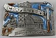 Carpenters Build America (Occupation) Enamel Pewter Buckle