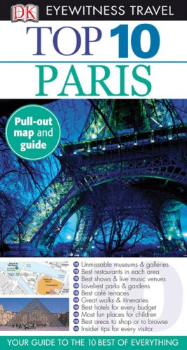 City Travel Guides Discounted  Books : Top 10 Paris (EYEWITNESS TOP 10 TRAVEL GUIDE)