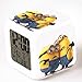 Minion Alarm Clock with Changing Colors Cute Cartoon LED Clock Students Clock New Year Gift 2016-c