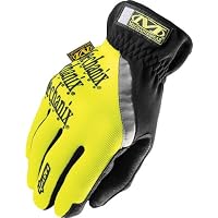 Mechanix Wear SFF-91-009 Safety Fast Fit Hi-Viz Gloves, Yellow, Medium