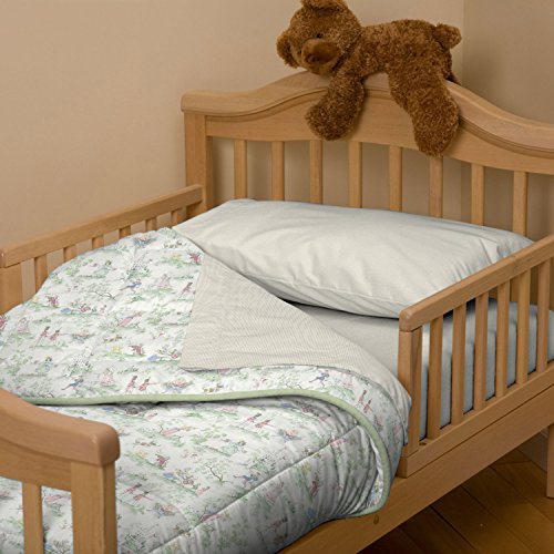 Nursery Rhyme Toile Sage Toddler Comforter Review VictodfSozonov