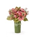 New Nearly Natural Summer Garden Silk Bouquet Perfect Brilliant Color Pretty Attractive Rose Pink