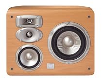 JBL L820BE 6-Inch 4-Way Wall-Mountable Bookshelf Loudspeakers (Pair, Beech)