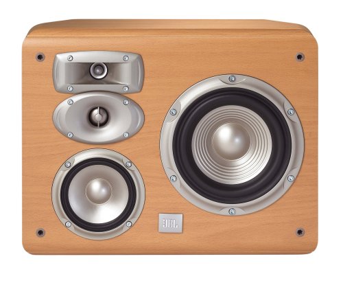 JBL L820BE 6-Inch 4-Way Wall-Mountable Bookshelf Loudspeaker (Beech)