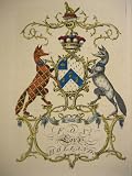 FOX Family Rare Coat of Arms 1700's Jacobs English Peerage