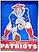NFL New England Patriots 27-by-37-Inch Vertical Flag