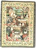 Cats Purrfect Garden Tapestry Throw