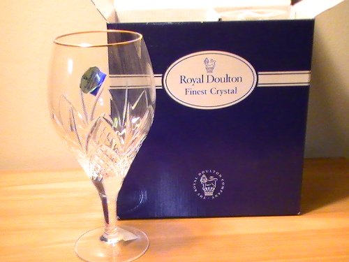 Royal Doulton Crystal Ascot Gold Ice Tea Goblets