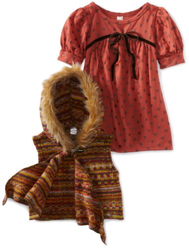 Love U Lots Baby-Girls Infant Doll Tunic Trim And Bow Set
