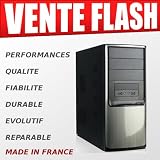 Elektrosoldes Unité Centrale | Processeur : AMD Athlon II X2 260 2x 3,20GHz | Carte graphique : Type GF 6100Se | Disque dur : 320Go | Mémoire vive : 2Gb