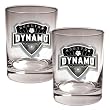 Houston Dynamo Soccer 2pc Rocks Glass Set - Primary Team Logo MAJOR-LEAGUE-SOCCER Soccer