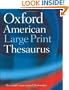 The Oxford American Large Print Thesaurus
