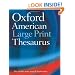 The Oxford American Large Print Thesaurus