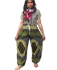 Indian Pattren Printed Cotton Rayon Fisherman Yoka Pants Hippie Baggy Trousers