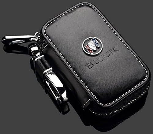 Leather Car Key Case Remote Control package Auto Key Chains for toyota Top Grade Toyota Hyundai Buick Honda Car Key Case Auto Bags Key Chains (Black Buick)